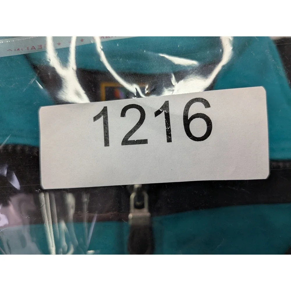 Vtg JC Penny USA Olympic 1/4 Zip Pullover Men's Medium Green Fleece Sweater 90's - Picture 11 of 11